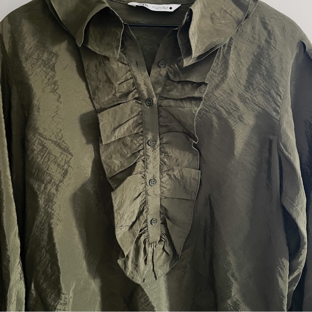 Zara Ruffled Shirt - Picture 7 of 12